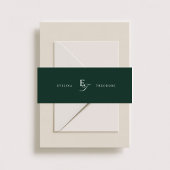 Parker Klassiek Monogram Uitnodigingen Wikkel