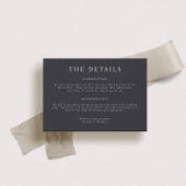 Parker Landscape Bruiloft Details Kaart