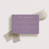 Parker Landscape Bruiloft Details Kaart