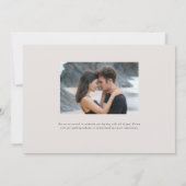 Parker Landschap Foto Bruiloft Save the Date (Achterkant)