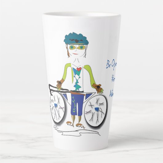 'Parker' - Life's Next Big Adventure Latte Mok (Voorkant)