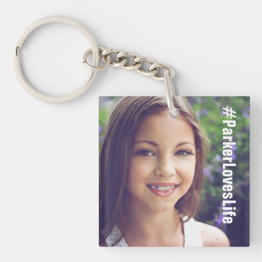 Parker Loves Life Sleutelhanger (voorkant)