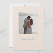 Parker Monogram bruiloft uitnodiging (Achterkant)