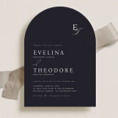 Parker Monogram bruiloft uitnodiging