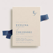 Parker Monogram bruiloft uitnodiging