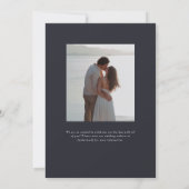 Parker Monogram bruiloft uitnodiging (Achterkant)