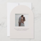 Parker Monogram bruiloft uitnodiging (Achterkant)