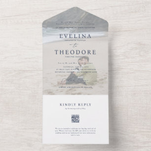 Parker Photo Seal en verzend bruiloft uitnodiging