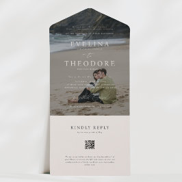 Parker Photo Seal en verzend bruiloft uitnodiging