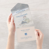 Parker Photo Seal en verzend bruiloft uitnodiging (Afscheurbaar)