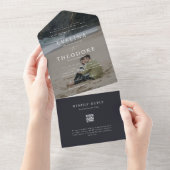 Parker Photo Seal en verzend bruiloft uitnodiging (Afscheurbaar)