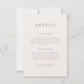 Parker Portait Trouwgegevens Kaart (Voorkant)