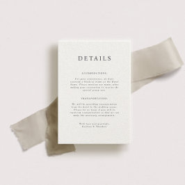 Parker Portait Trouwgegevens Kaart