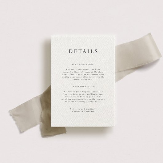 Parker Portait Trouwgegevens Kaart