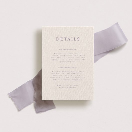 Parker Portait Trouwgegevens Kaart