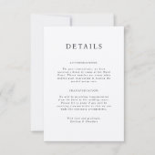 Parker Portait Trouwgegevens Kaart (Voorkant)