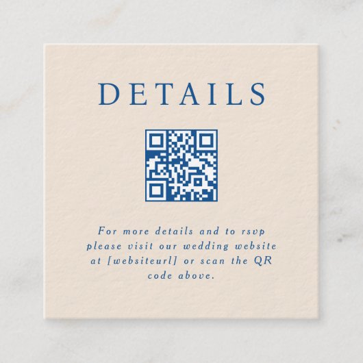 Parker QR code invoegen Kaart (Voorkant)