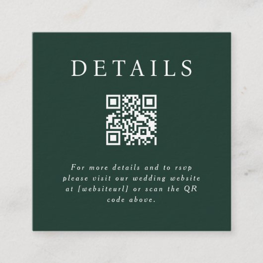 Parker QR code invoegen Kaart (Voorkant)