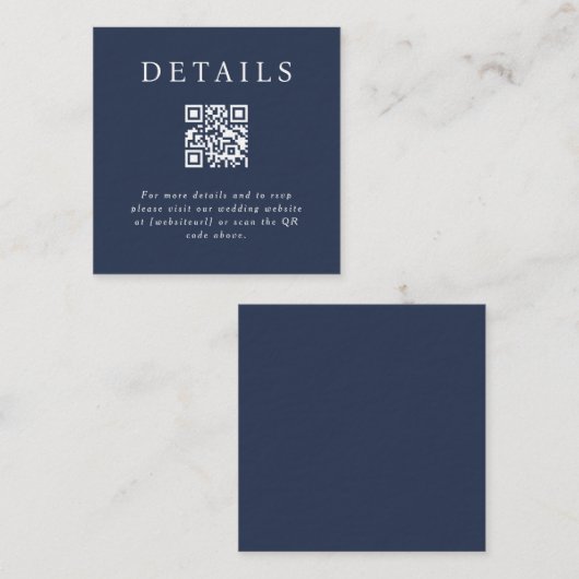 Parker QR code invoegen Kaart (Voorkant / Achterkant)