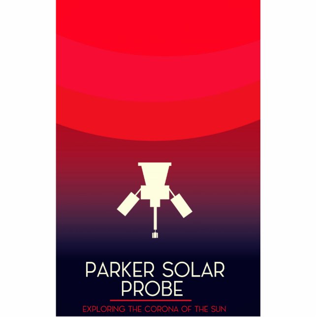 Parker Solar Probe Exploration Staand Fotobeeldje (Voorkant)