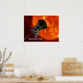 Parker Solar Probe-ruimtevaartuig Poster (Keuken)