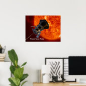 Parker Solar Probe-ruimtevaartuig Poster (Thuiskantoor)