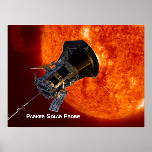 Parker Solar Probe-ruimtevaartuig Poster (Voorkant)