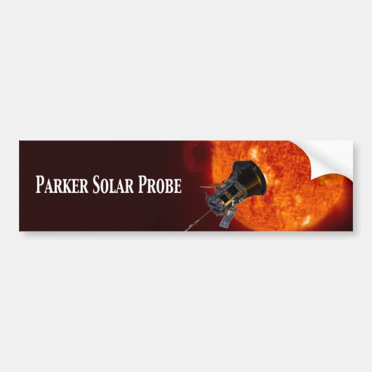 Parker Solar Probe Spacecraft Bumpersticker (Voorkant)