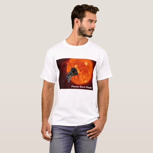 Parker Solar Probe Spacecraft T-shirt (Voorkant volledig)