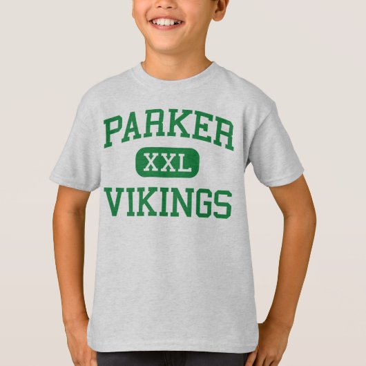 Parker - Vikings - High - Janesville Wisconsin T-shirt (Voorkant)