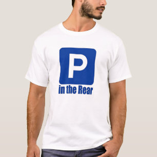 Parkeren aan de achterzijde t-shirt