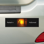 Parkeren bij Hollywood Bumpersticker (Op auto)