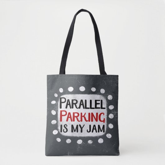 Parkeren is mijn Canvas tas (Voorkant)