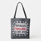 Parkeren is mijn Canvas tas (Achterkant)
