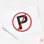Parkeren niet toegestaan Stickers (Envelop)