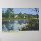 Parkerford PA Schuylkill Canal  Poster (Voorkant)