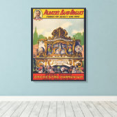 Parker's band orgel, beroemd om schoonheid en toon canvas afdruk (Insitu (Houten vloer))