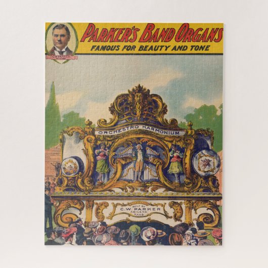 Parker's band orgel, beroemd om schoonheid en toon legpuzzel (Verticaal)