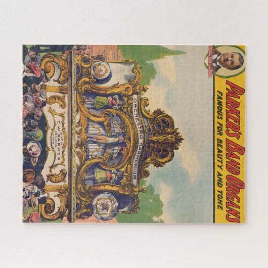 Parker's band orgel, beroemd om schoonheid en toon legpuzzel (Horizontaal)