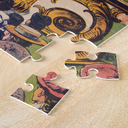 Parker's band orgel, beroemd om schoonheid en toon legpuzzel (Zijkant)