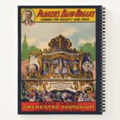Parker's band orgel, beroemd om schoonheid en toon notitieboek (Achterkant)