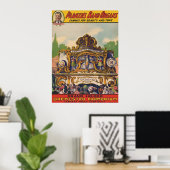 Parker's band orgel, beroemd om schoonheid en toon poster (Thuiskantoor)