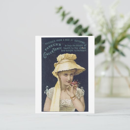 Parker's Ginger Tonic Briefkaart (Staand voorkant)