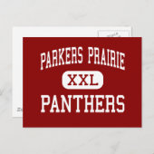 Parkers Prairie - Panthers - Parkers Prairie Briefkaart (Voorkant / Achterkant)