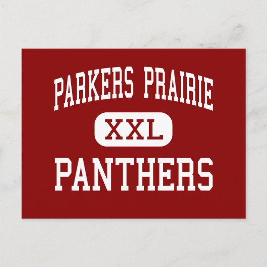 Parkers Prairie - Panthers - Parkers Prairie Briefkaart (Voorkant)