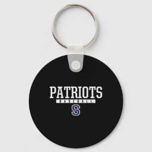 Parkersburg South Patriots Logo Baseball Hs Sleutelhanger