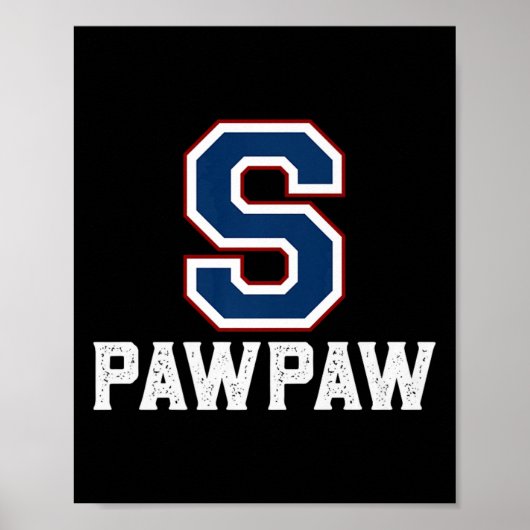 Parkersburg South Patriots Logo Mijn favoriete naa Poster (Voorkant)
