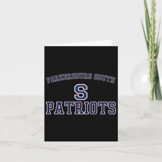 Parkersburg South Patriots Logo Varsity Hs  Kaart (Voorkant)