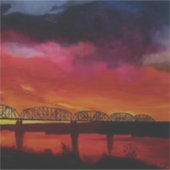 Parkertrein Bridge #2 Sticker (Voorkant)