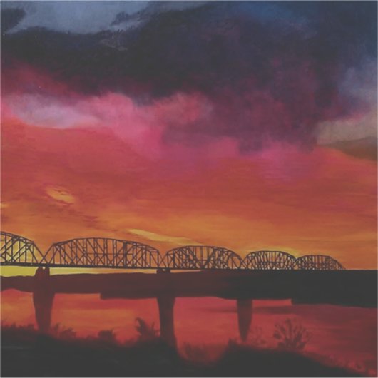 Parkertrein Bridge #2 Sticker (Voorkant)